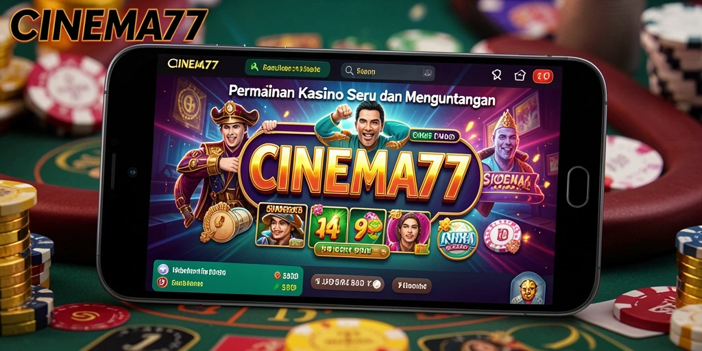 Tangkapan layar CINEMA77 yang menampilkan gameplay Kasino yang mendebarkan.