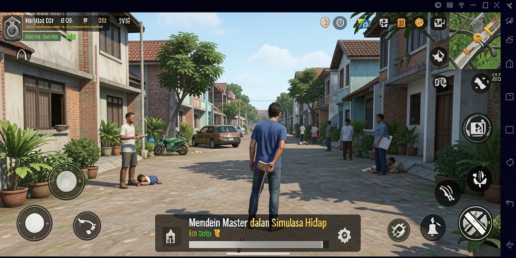 Tampilan gameplay DY01 yang menarik dan interaktif dalam dunia simulasi.