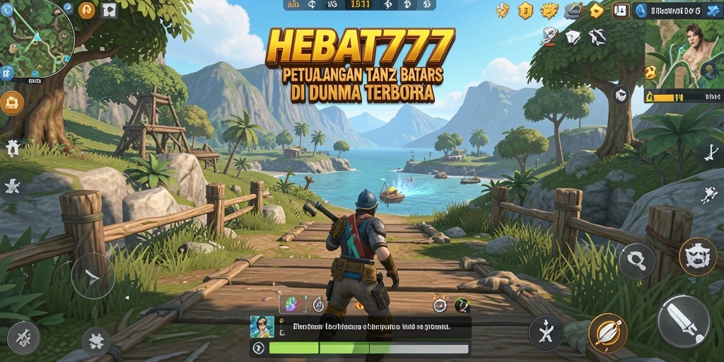 Tampilan gameplay menakjubkan di dunia terbuka HEBAT777.