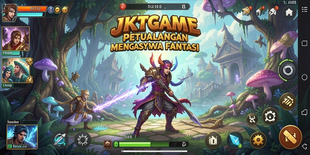 Tampilan gameplay JKTGAME yang menampilkan aksi seru dan efek grafis memukau.