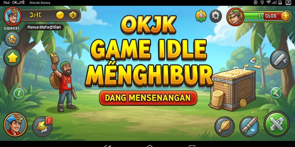Tampilan gameplay <strong>OKJK</strong> yang menarik dan penuh warna.