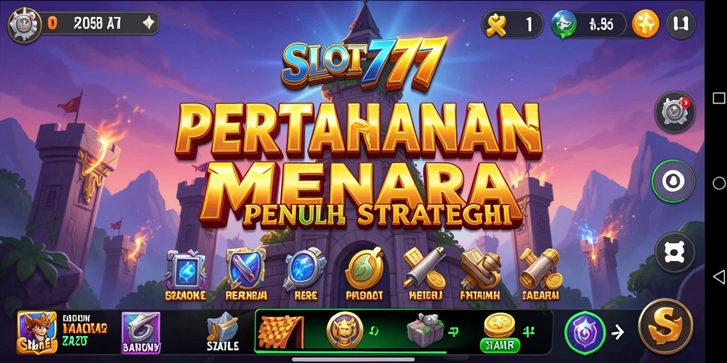 Tampilan gameplay menarik dan dinamis di SLOT777.