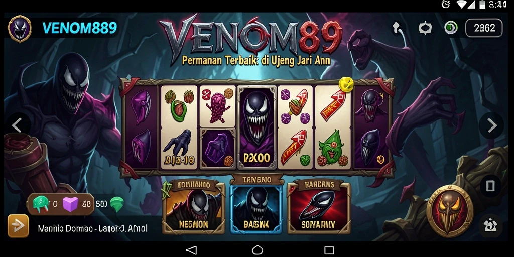 Tampilan gameplay seru dan menarik dari VENOM889.