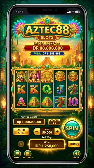 Beragam kategori aplikasi yang tersedia di aztec88.